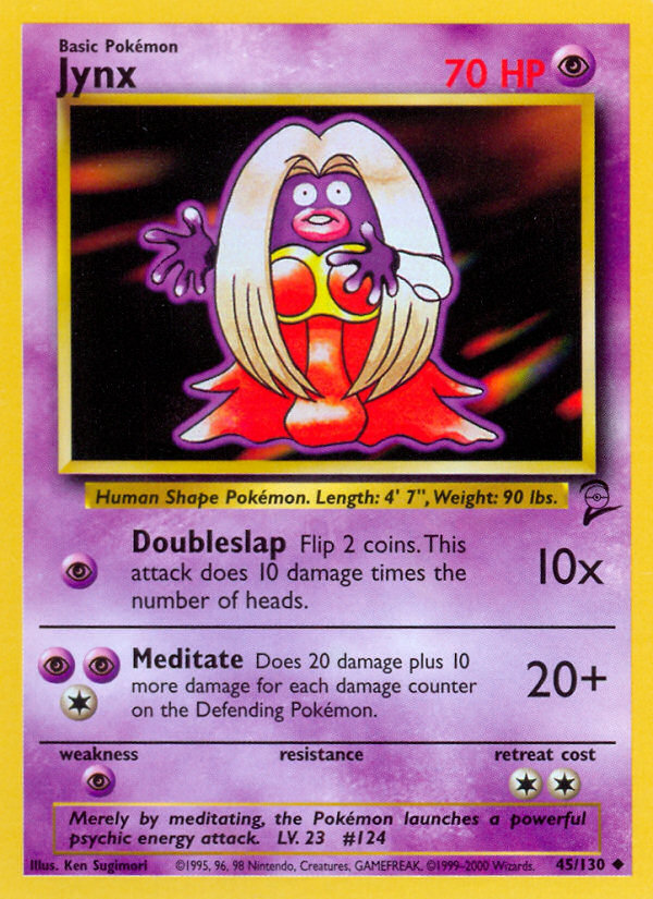 Jynx (45/130) [Base Set 2] | Shuffle n Cut Hobbies & Games