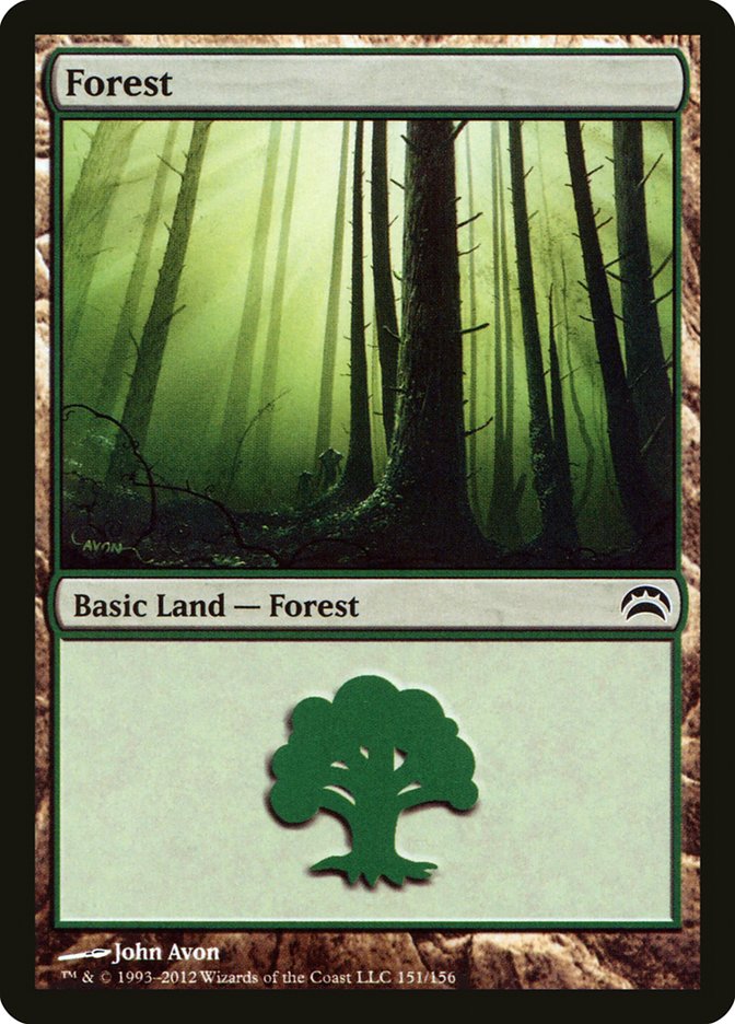 Forest (151) [Planechase 2012] | Shuffle n Cut Hobbies & Games