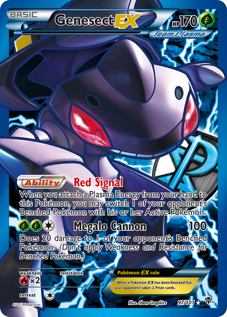 Genesect EX (97/101) [Black & White: Plasma Blast] | Shuffle n Cut Hobbies & Games