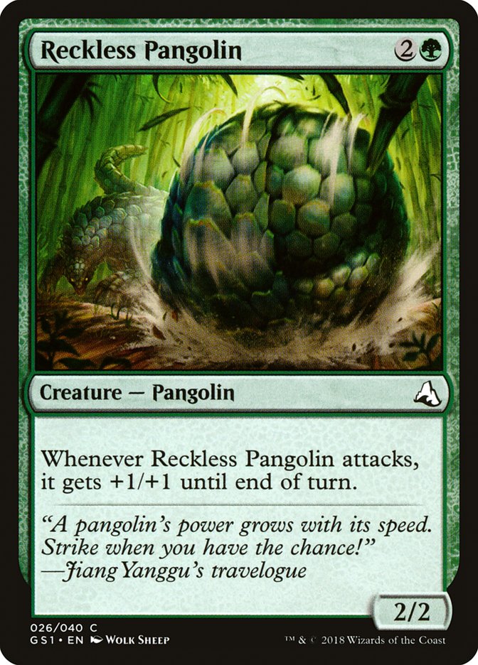 Reckless Pangolin [Global Series Jiang Yanggu & Mu Yanling] | Shuffle n Cut Hobbies & Games