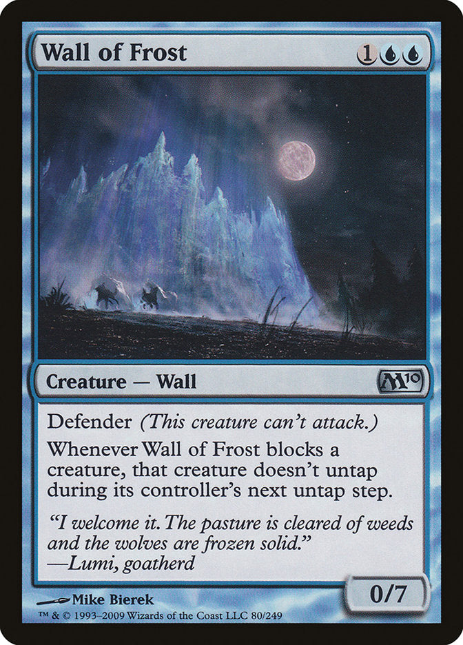 Wall of Frost [Magic 2010] | Shuffle n Cut Hobbies & Games