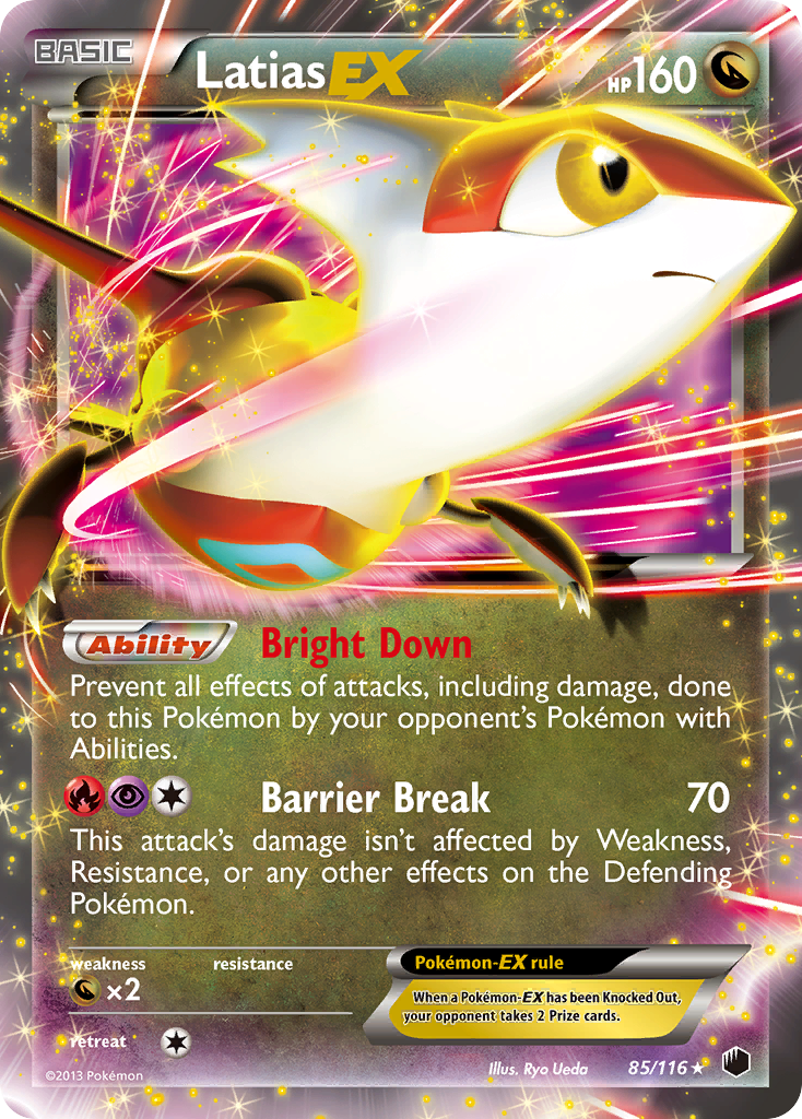 Latias EX (85/116) [Black & White: Plasma Freeze] | Shuffle n Cut Hobbies & Games