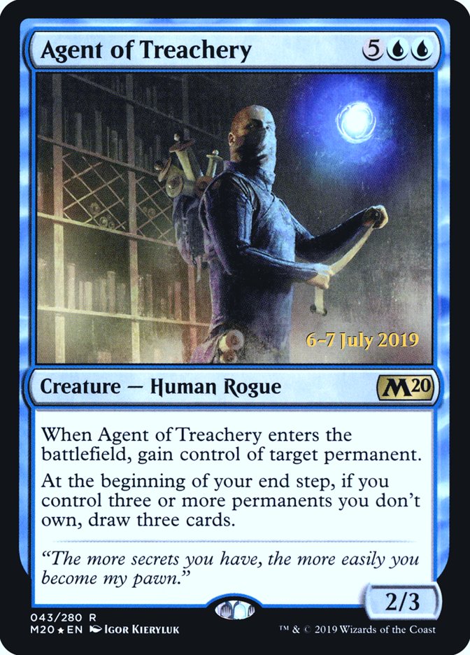 Agent of Treachery [Core Set 2020 Prerelease Promos] | Shuffle n Cut Hobbies & Games