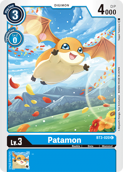 Patamon [BT3-020] [Release Special Booster Ver.1.5] | Shuffle n Cut Hobbies & Games