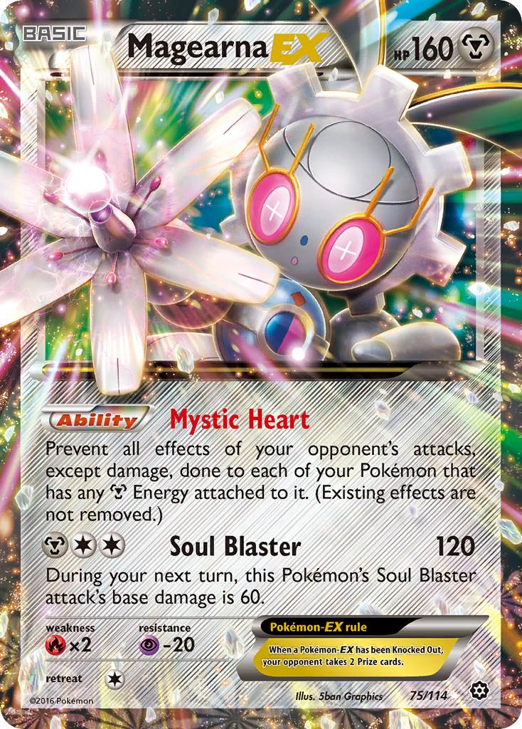 Magearna EX (75/114) [XY: Steam Siege] | Shuffle n Cut Hobbies & Games