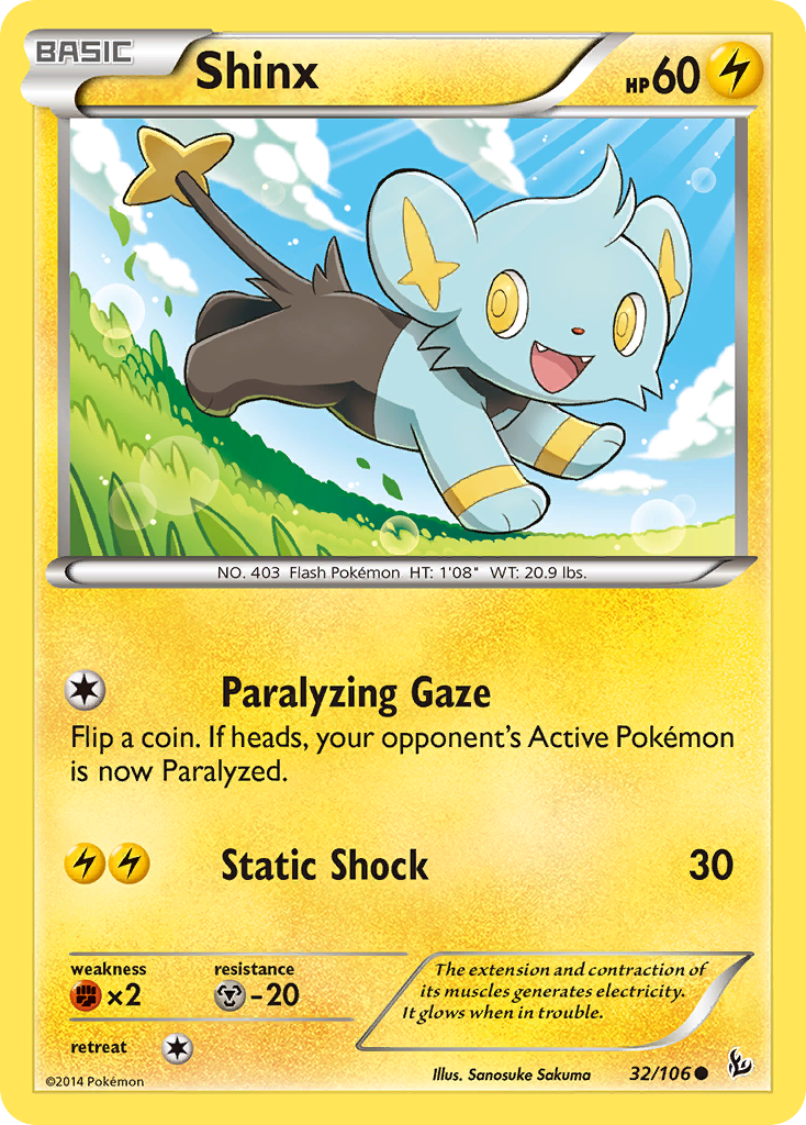 Shinx (32/106) [XY: Flashfire] | Shuffle n Cut Hobbies & Games