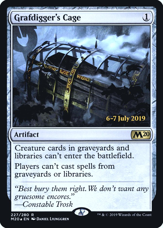 Grafdigger's Cage [Core Set 2020 Prerelease Promos] | Shuffle n Cut Hobbies & Games