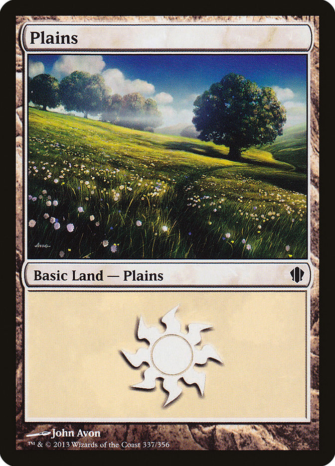 Plains (337) [Commander 2013] | Shuffle n Cut Hobbies & Games