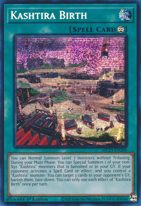 Kashtira Birth [MP23-EN200] Prismatic Secret Rare | Shuffle n Cut Hobbies & Games