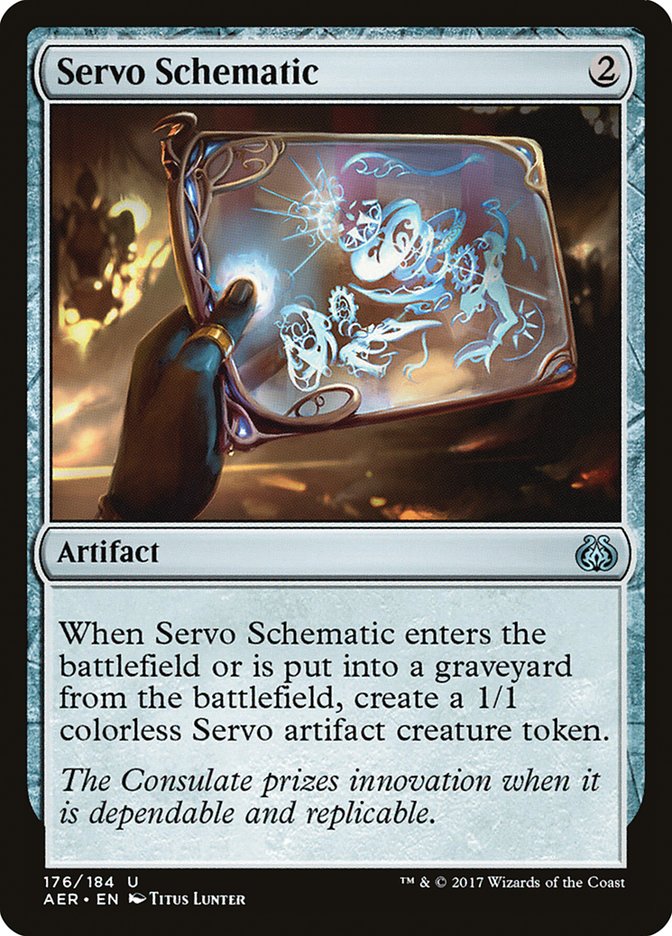 Servo Schematic [Aether Revolt] | Shuffle n Cut Hobbies & Games