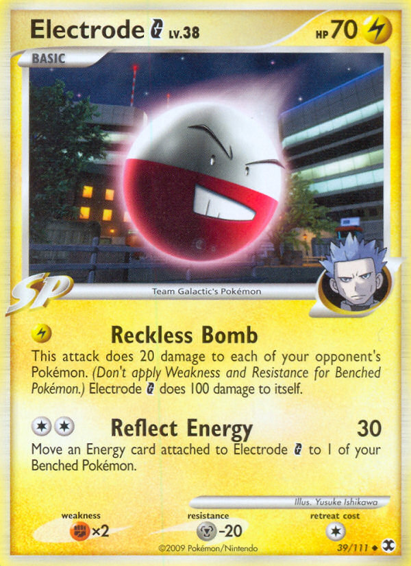 Electrode G (39/111) [Platinum: Rising Rivals] | Shuffle n Cut Hobbies & Games