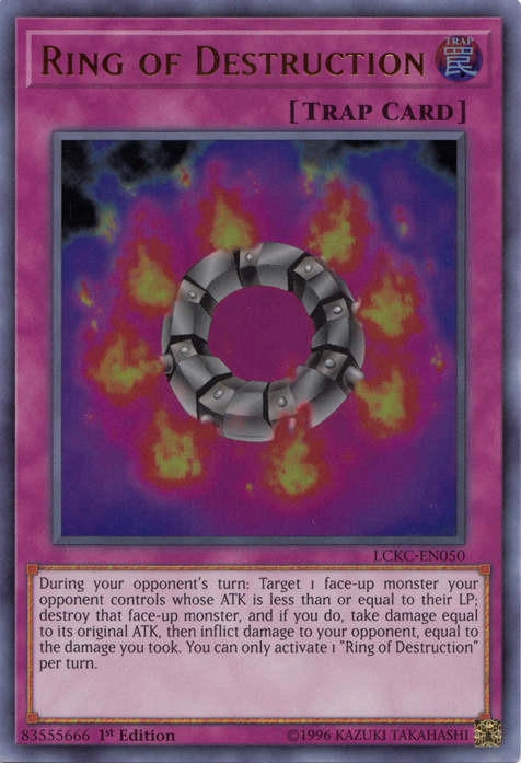 Ring of Destruction [LCKC-EN050] Ultra Rare | Shuffle n Cut Hobbies & Games