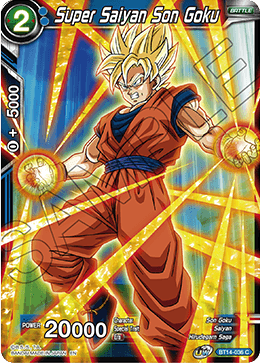 Super Saiyan Son Goku (BT14-036) (BT14-036) [Cross Spirits] | Shuffle n Cut Hobbies & Games