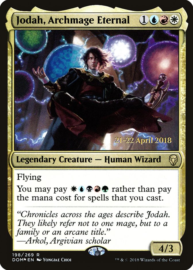 Jodah, Archmage Eternal [Dominaria Prerelease Promos] | Shuffle n Cut Hobbies & Games