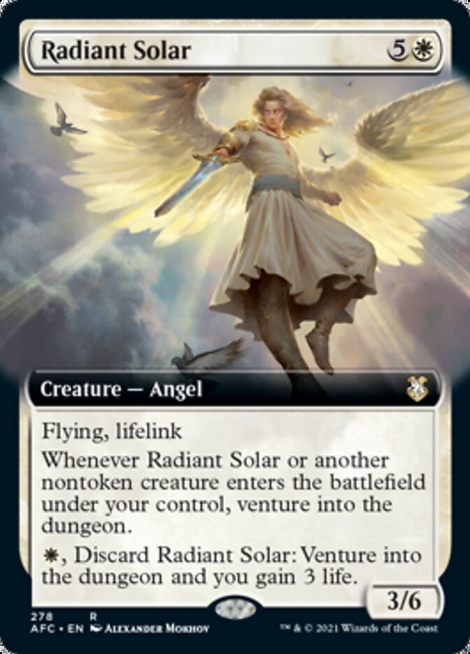 Radiant Solar (Extended Art) [Dungeons & Dragons: Adventures in the Forgotten Realms Commander] | Shuffle n Cut Hobbies & Games