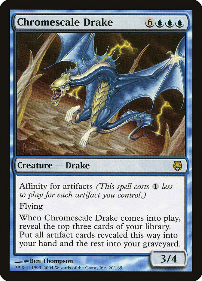 Chromescale Drake [Darksteel] | Shuffle n Cut Hobbies & Games