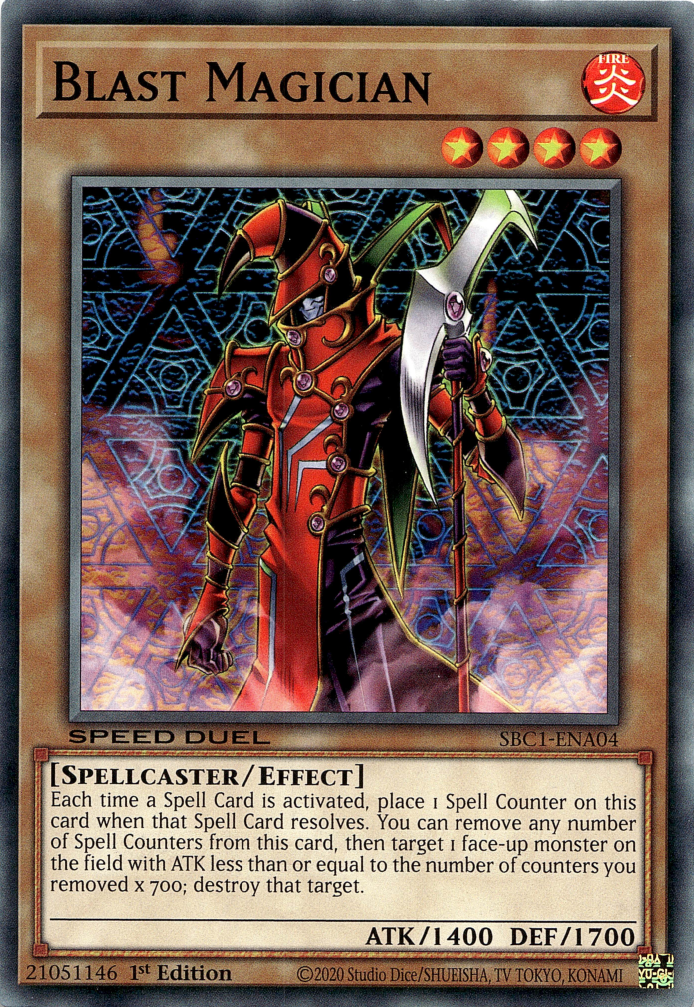 Blast Magician [SBC1-EN004] Common | Shuffle n Cut Hobbies & Games