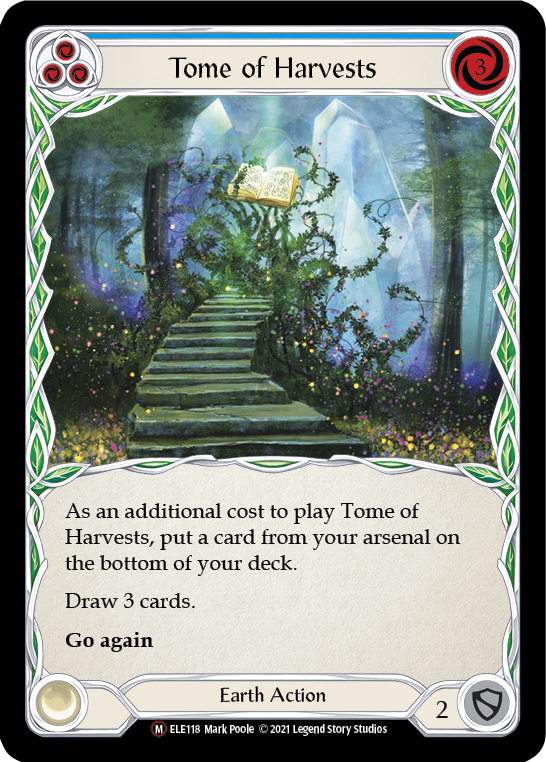 Tome of Harvests [U-ELE118] Unlimited Rainbow Foil | Shuffle n Cut Hobbies & Games