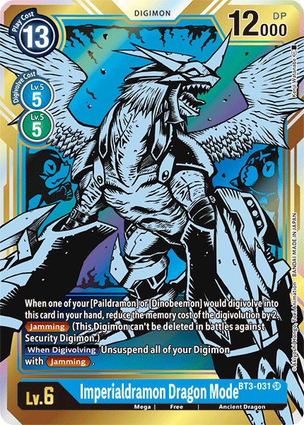 Imperialdramon Dragon Mode [BT3-031] (Alternate Art) [Release Special Booster Ver.1.5] | Shuffle n Cut Hobbies & Games