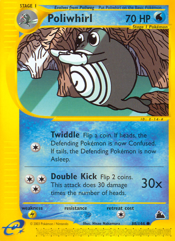 Poliwhirl (88/144) [Skyridge] | Shuffle n Cut Hobbies & Games