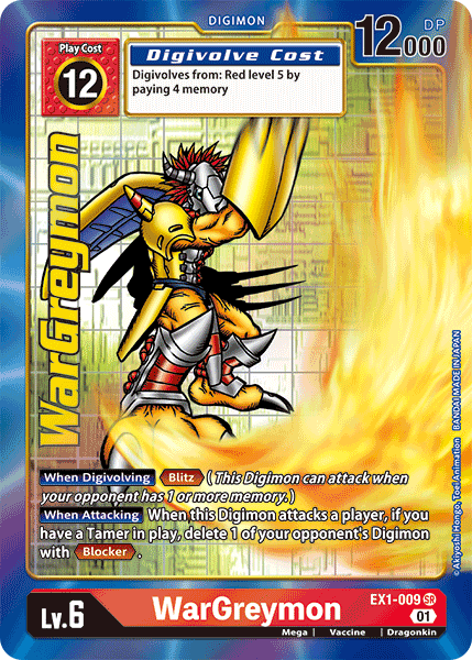 WarGreymon [EX1-009] (Alternate Art) [Classic Collection] | Shuffle n Cut Hobbies & Games