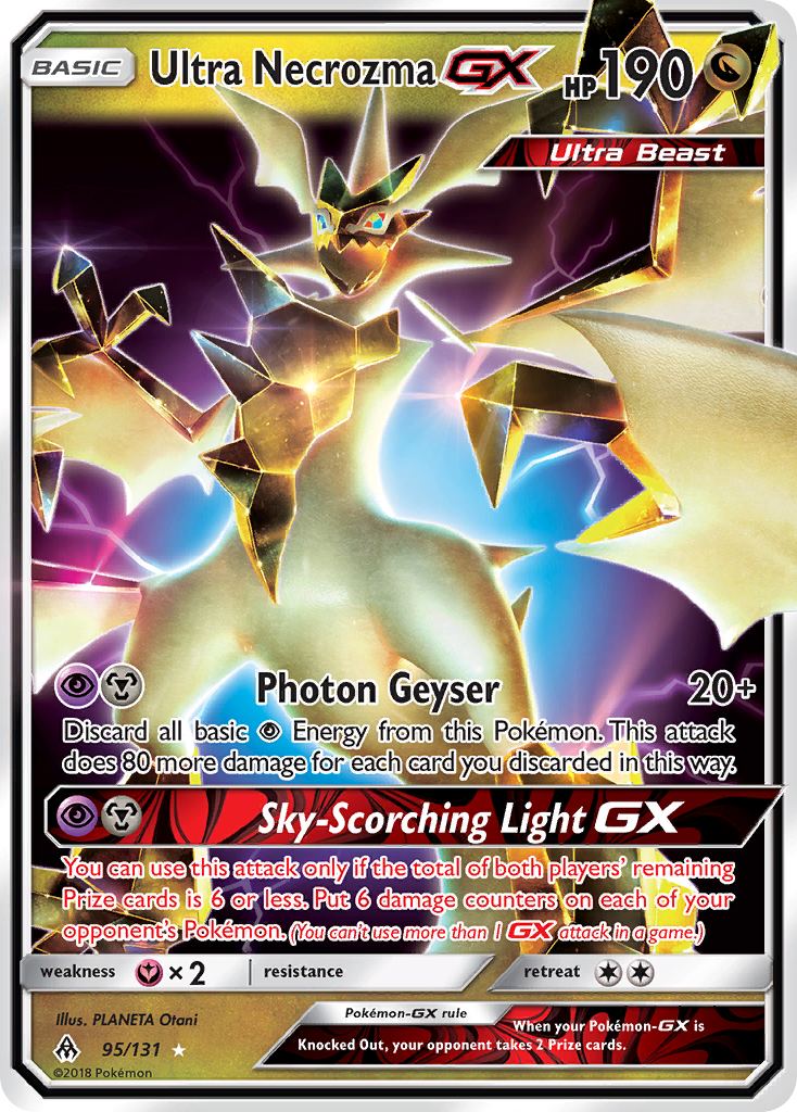 Ultra Necrozma GX (95/131) [Sun & Moon: Forbidden Light] | Shuffle n Cut Hobbies & Games