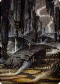 Grimclimb Pathway Art Card [Zendikar Rising Art Series] | Shuffle n Cut Hobbies & Games