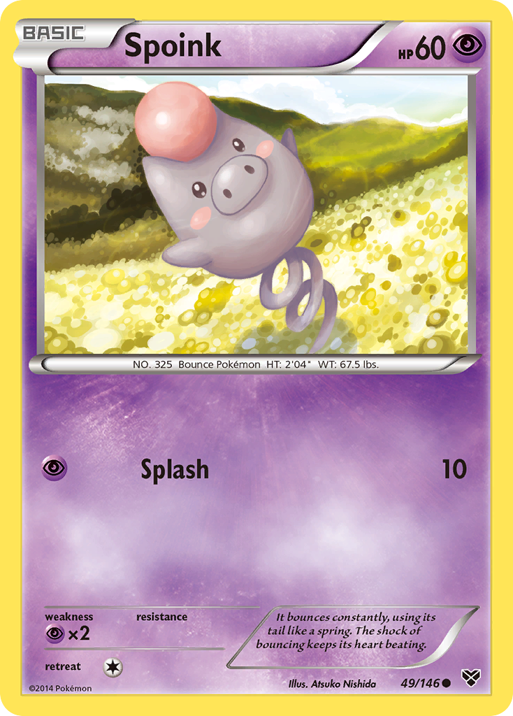 Spoink (49/146) [XY: Base Set] | Shuffle n Cut Hobbies & Games