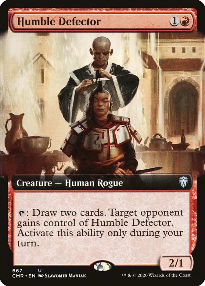 Humble Defector (Extended Art) [Commander Legends] | Shuffle n Cut Hobbies & Games