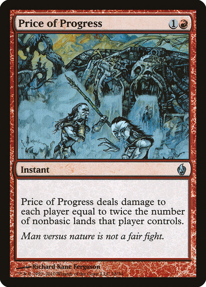 Price of Progress [Premium Deck Series: Fire and Lightning] | Shuffle n Cut Hobbies & Games