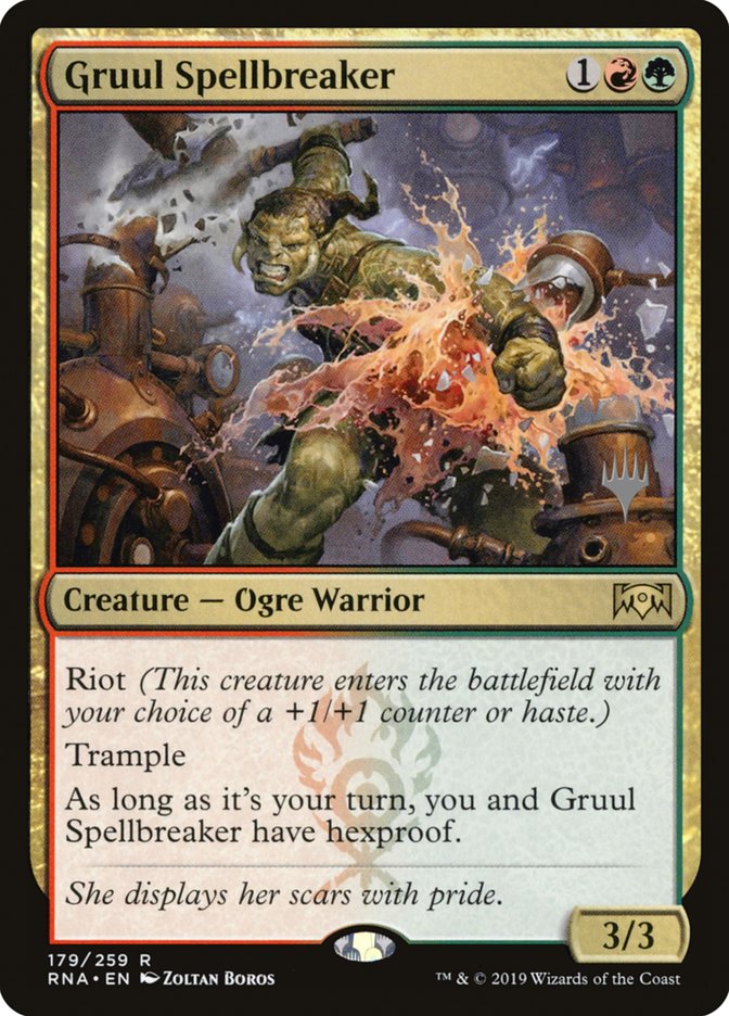 Gruul Spellbreaker (Promo Pack) [Ravnica Allegiance Promos] | Shuffle n Cut Hobbies & Games