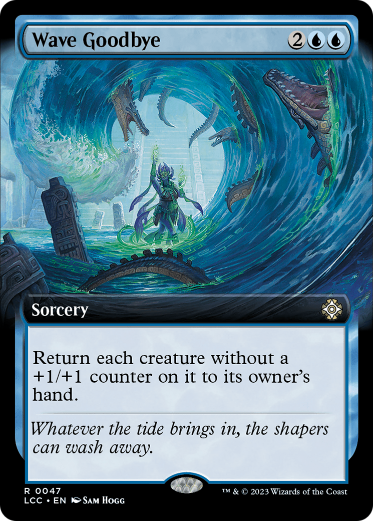 Wave Goodbye (Extended Art) [The Lost Caverns of Ixalan Commander] | Shuffle n Cut Hobbies & Games