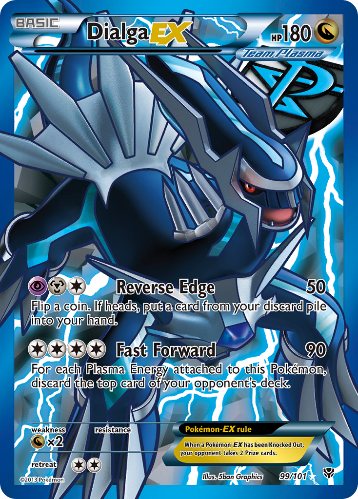 Dialga EX (99/101) [Black & White: Plasma Blast] | Shuffle n Cut Hobbies & Games