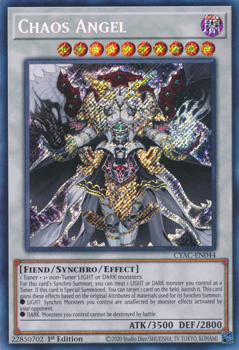 Chaos Angel [CYAC-EN044] Secret Rare | Shuffle n Cut Hobbies & Games