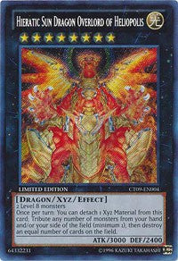 Hieratic Sun Dragon Overlord of Heliopolis [CT09-EN004] Secret Rare | Shuffle n Cut Hobbies & Games