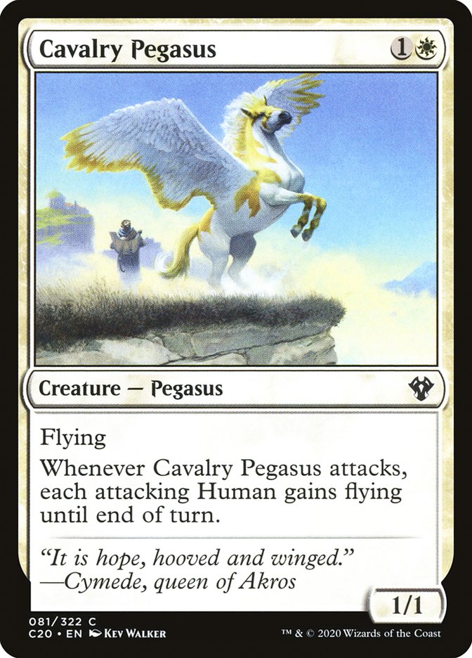 Cavalry Pegasus [Commander 2020] | Shuffle n Cut Hobbies & Games