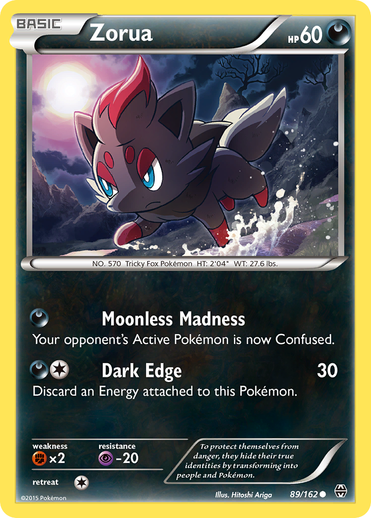 Zorua (89/162) [XY: BREAKthrough] | Shuffle n Cut Hobbies & Games