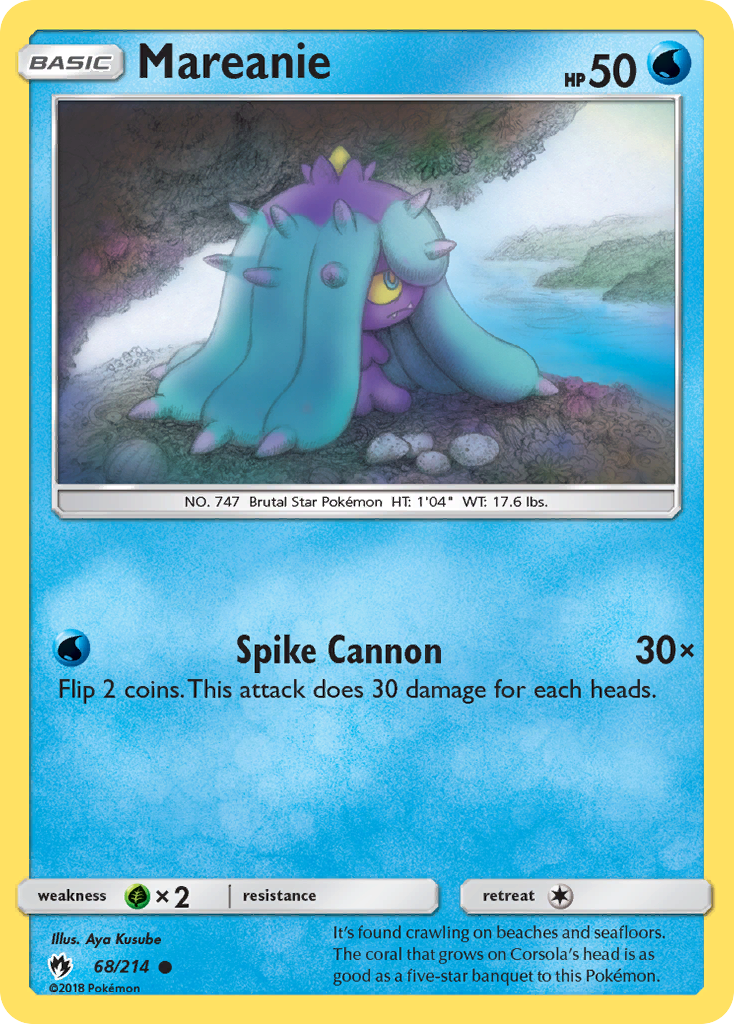 Mareanie (68/214) [Sun & Moon: Lost Thunder] | Shuffle n Cut Hobbies & Games