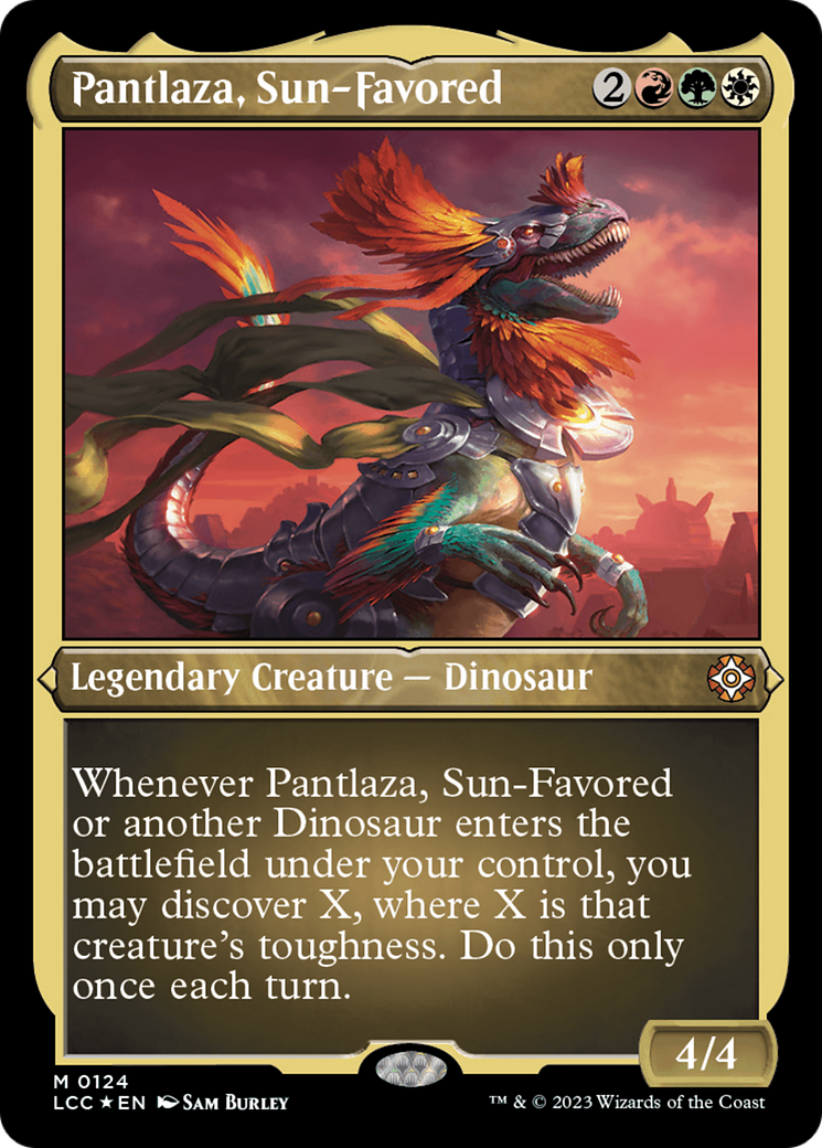 Pantlaza, Sun-Favored (Display Commander) [The Lost Caverns of Ixalan Commander] | Shuffle n Cut Hobbies & Games