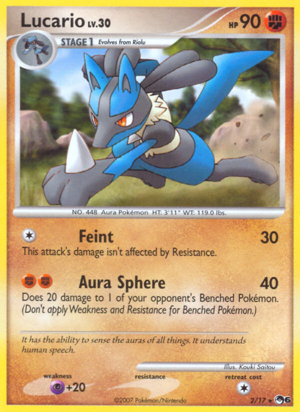 Lucario (2/17) [POP Series 6] | Shuffle n Cut Hobbies & Games