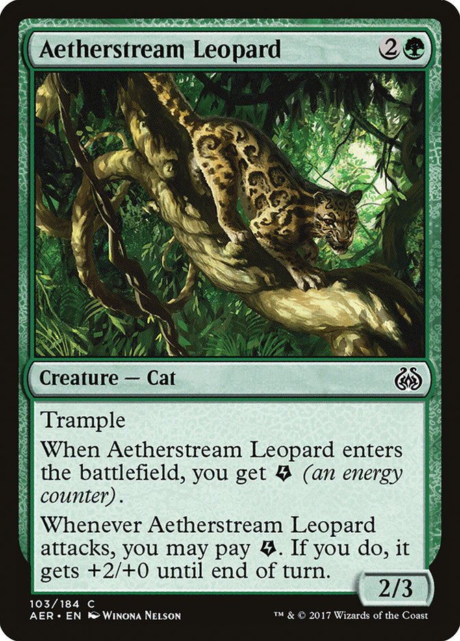 Aetherstream Leopard [Aether Revolt] | Shuffle n Cut Hobbies & Games