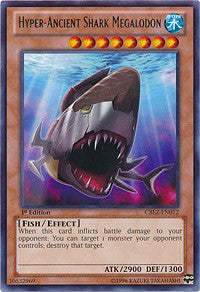 Hyper-Ancient Shark Megalodon [CBLZ-EN012] Rare | Shuffle n Cut Hobbies & Games