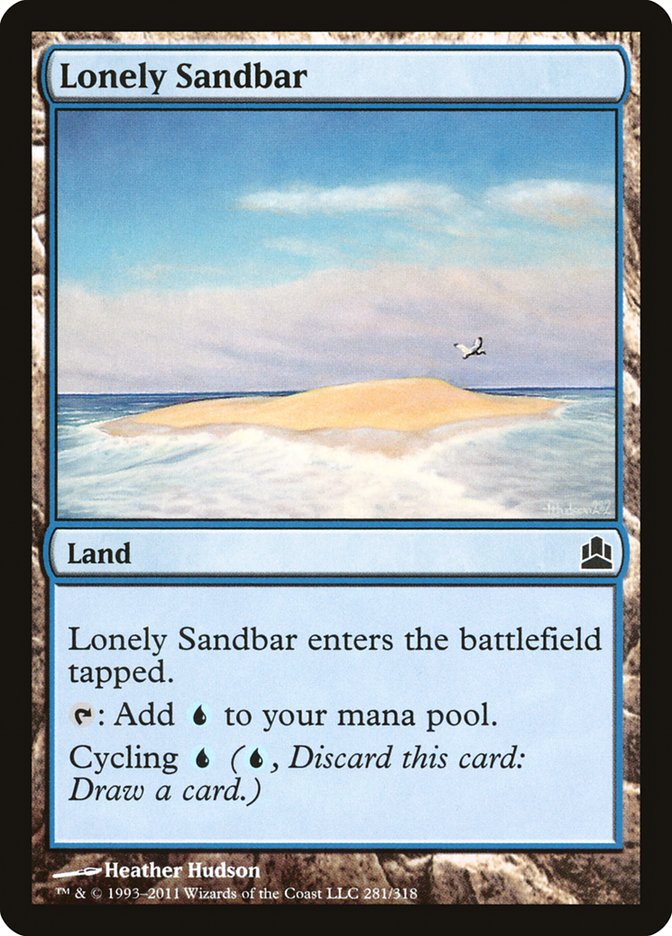 Lonely Sandbar [Commander 2011] | Shuffle n Cut Hobbies & Games