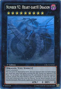 Number 92: Heart-eartH Dragon [CBLZ-EN045] Ghost Rare | Shuffle n Cut Hobbies & Games