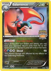 Salamence (8/20) (Regional Championship Promo Staff) [Black & White: Dragon Vault] | Shuffle n Cut Hobbies & Games