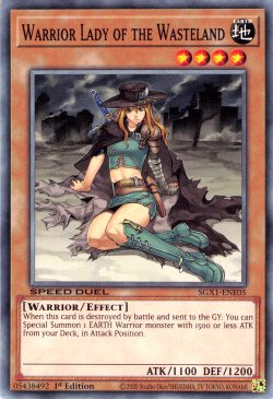 Warrior Lady of the Wasteland [SGX1-ENE05] Common | Shuffle n Cut Hobbies & Games