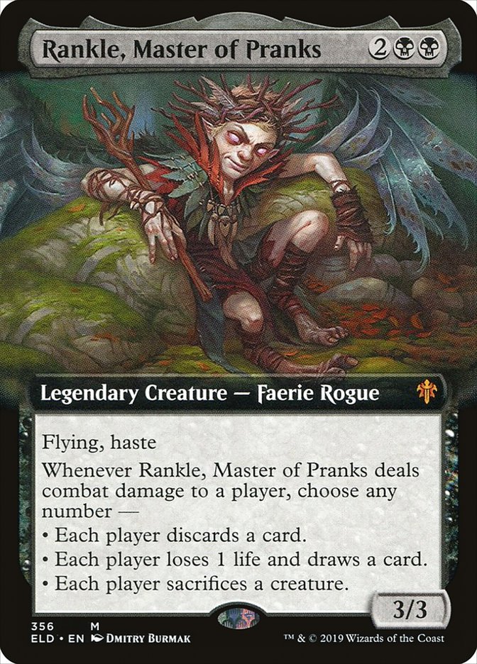 Rankle, Master of Pranks (Extended Art) [Throne of Eldraine] | Shuffle n Cut Hobbies & Games