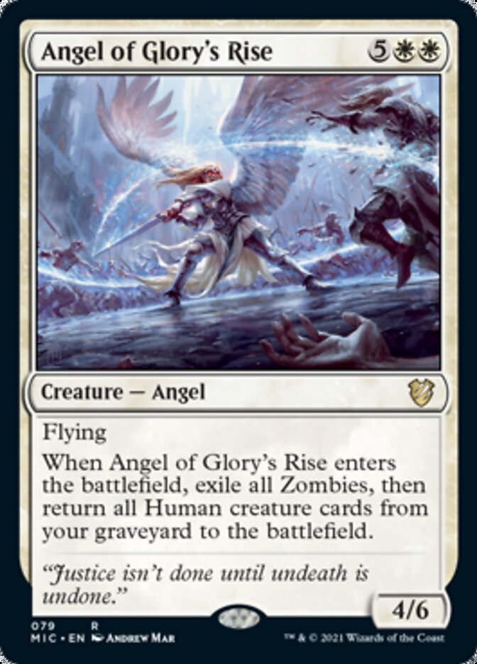 Angel of Glory's Rise [Innistrad: Midnight Hunt Commander] | Shuffle n Cut Hobbies & Games