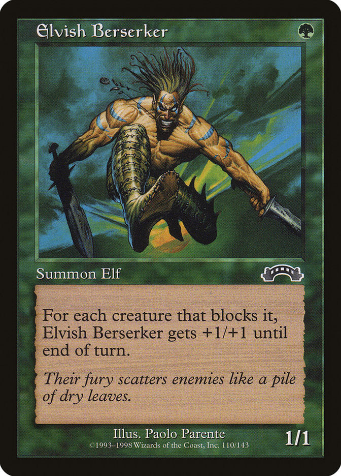 Elvish Berserker [Exodus] | Shuffle n Cut Hobbies & Games