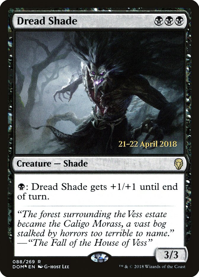 Dread Shade [Dominaria Prerelease Promos] | Shuffle n Cut Hobbies & Games